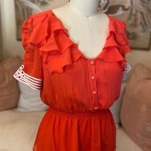 GUC Anthropologie Silk Blouse